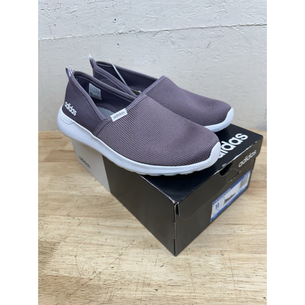 Adidas Women's Cloudfoam Lite Racer Slip On Walking Shoes, Size 11 Purple